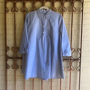 chambray shirt dress
